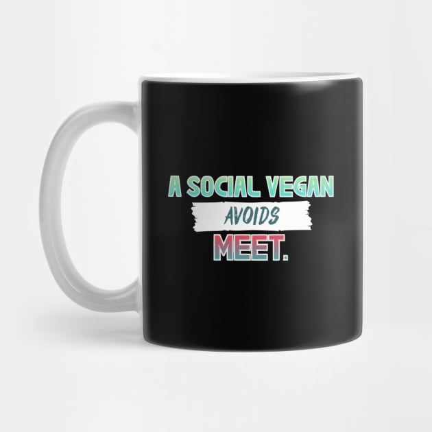 Social Vegan by YJ PRINTART